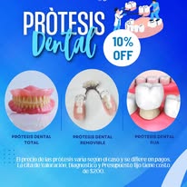 Prótesis dental 10% off